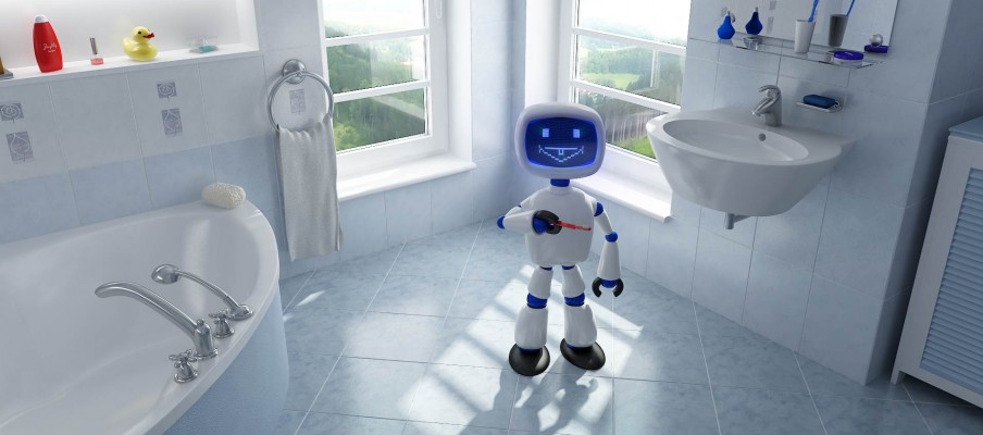 Robot Character – Blue