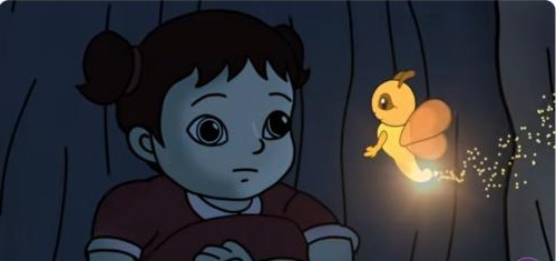 Jhilik O Mini film still — Mini and the firefly