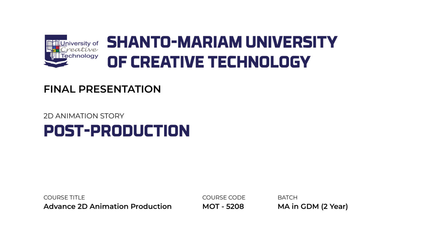 Presentation cover page